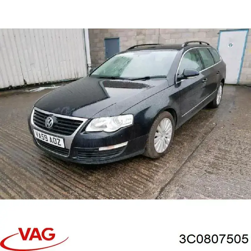 Купити 3C0807505 VAG Кронштейн бампера переднього, зовнішній лівий