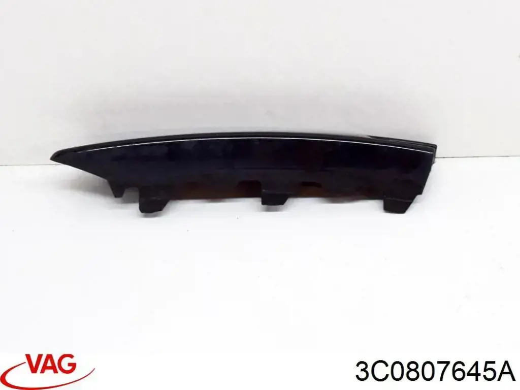 Купити 3C0807645A VAG Молдинг переднього бампера, лівий