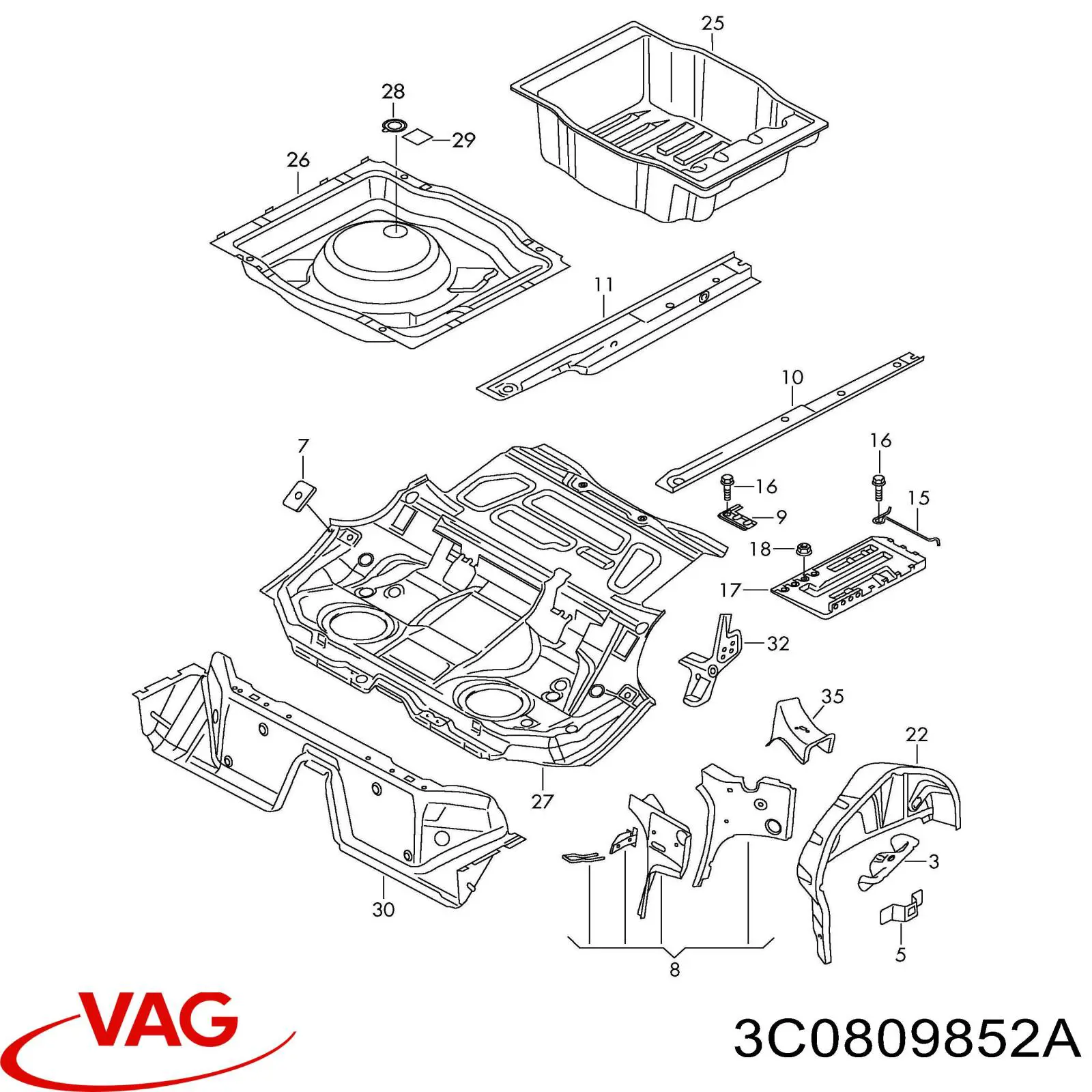 3C0809852A VAG 