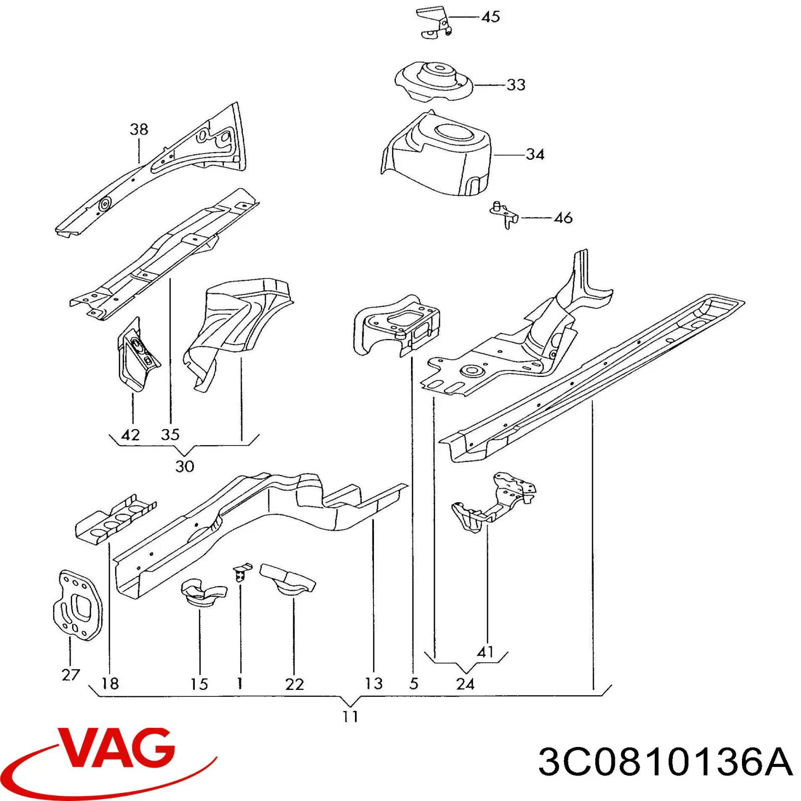  VAG 3C0810136A ціна, від 50.62 USD