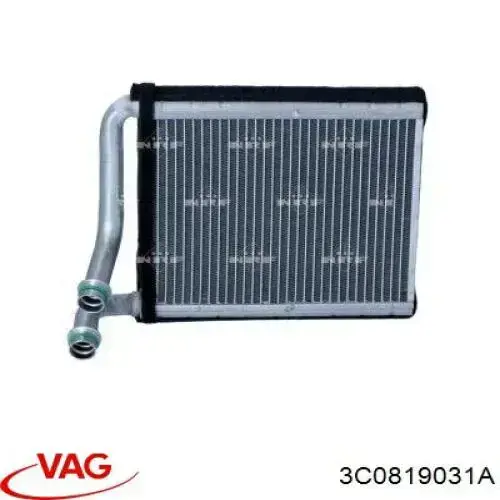 3C0819031A VAG Радіатор опалювача салону