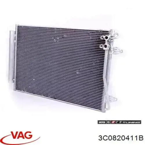 Конденсатор кондиціонера VAG 3C0820411B ціна, від 78.72 USD
