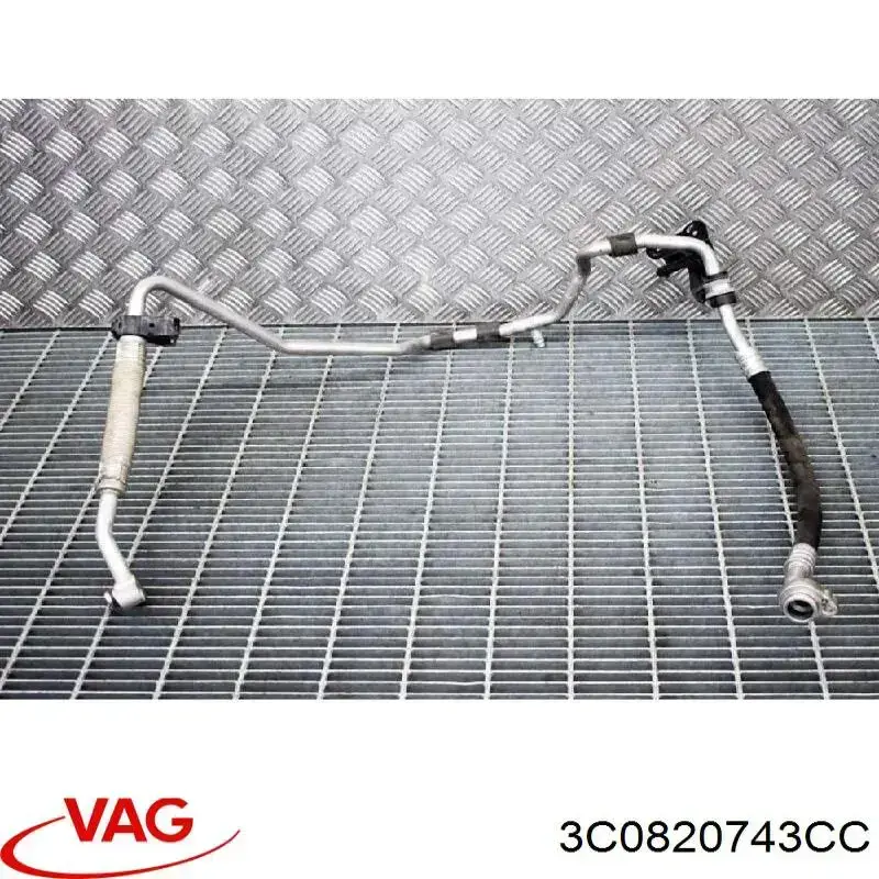 Шланг кондиціонера, від випарника до компресора 3C0820743CC VAG