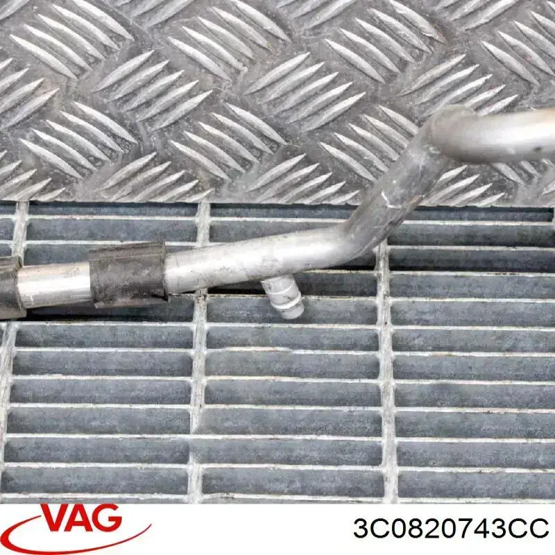 3C0820743CC VAG Шланг кондиціонера, від випарника до компресора