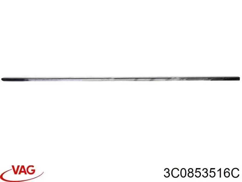 Купити 3C0853516A VAG Молдинг передньої правої двері, верхній