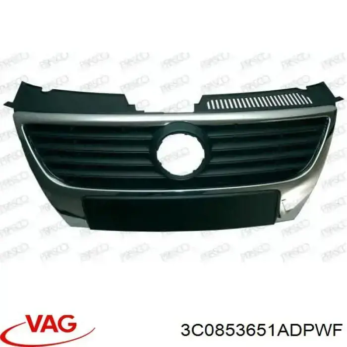 Облицювання радіатора Prasco VG0542031 ціна, від 69.00 USD