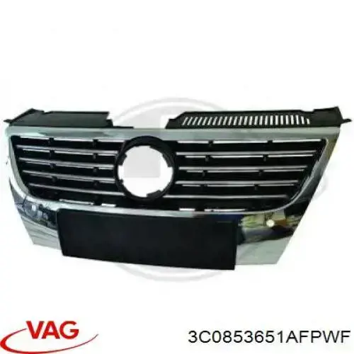 Облицювання радіатора VAG 3C0853651AFPWF ціна, від 25.40 USD