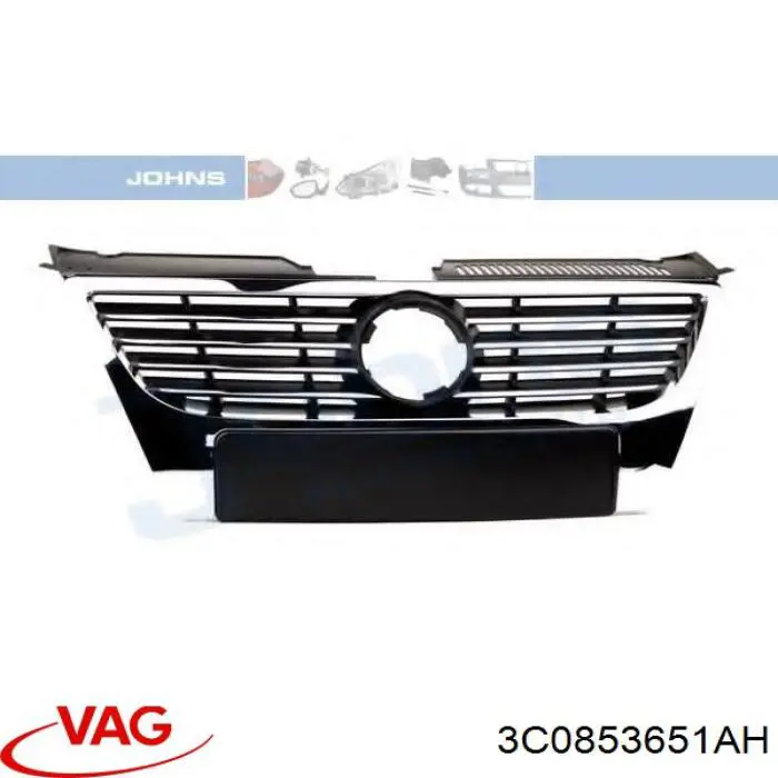 3C0853651AH VAG Решітка радіатора