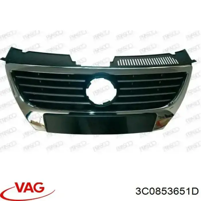 Купити 3C0853651D VAG Захисна решітка радіатора