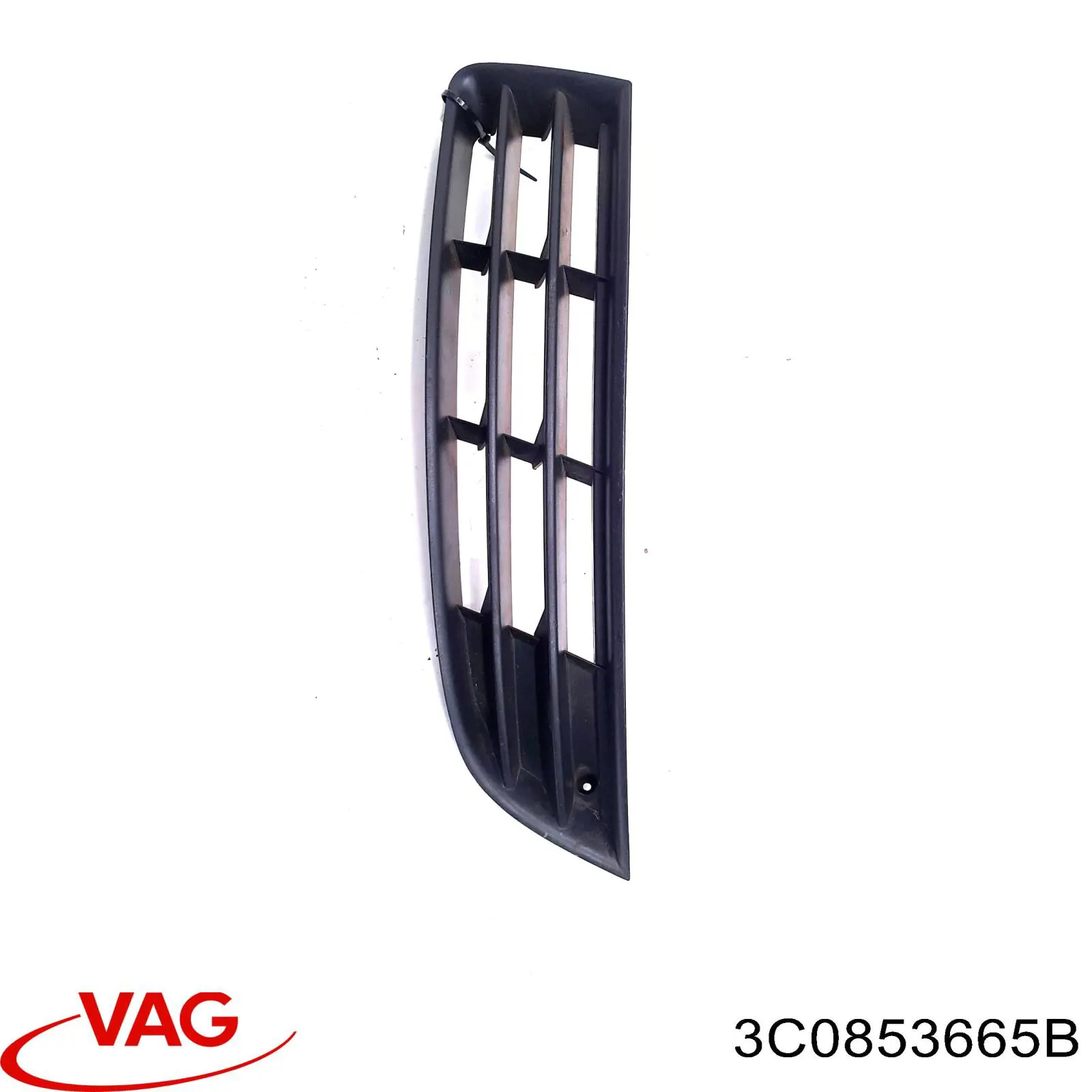 3C0853665B VAG Решітка переднього бампера, ліва