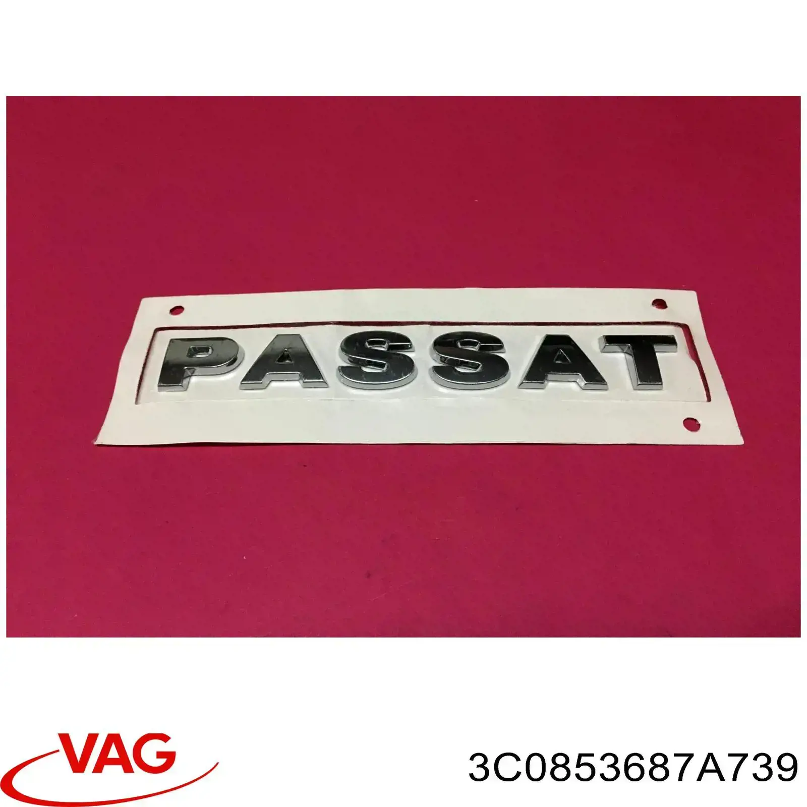 3C0853687A739 VAG емблема кришки багажника, фірмовий значок