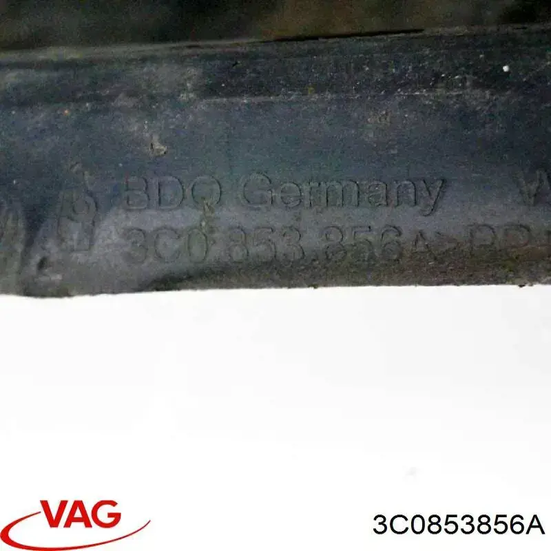 Накладка зовнішня (молдинг) порога, правий 3C0853856A VAG