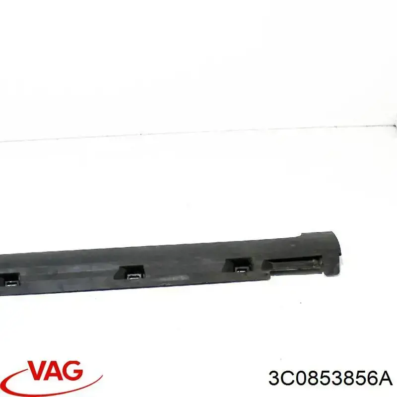 Купити 3C0853856A VAG Накладка зовнішня (молдинг) порога, правий