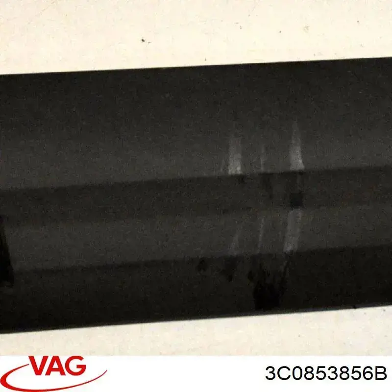 Накладка зовнішня (молдинг) порога, правий 3C0853856B VAG