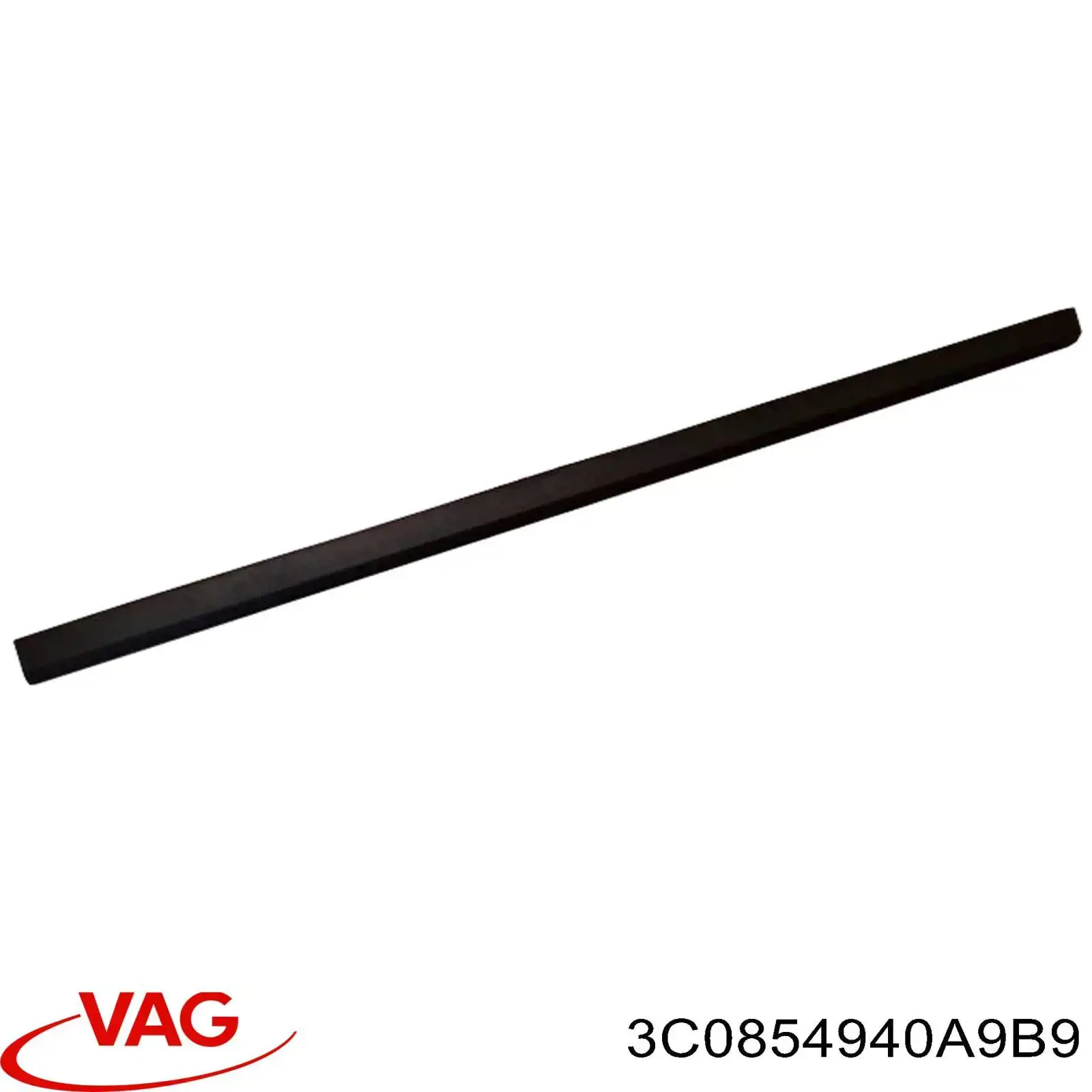 Накладка передньої правої двері VAG 3C0854940A9B9 ціна, від 13.92 USD