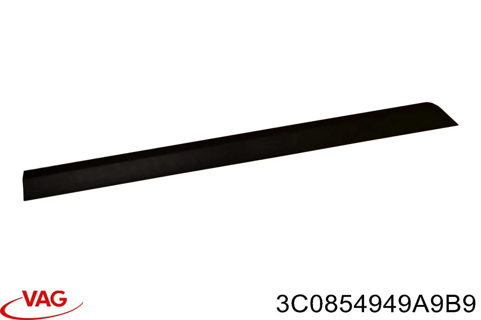 Накладка задньої лівої двері VAG 3C0854949A9B9 ціна, від 10.85 USD