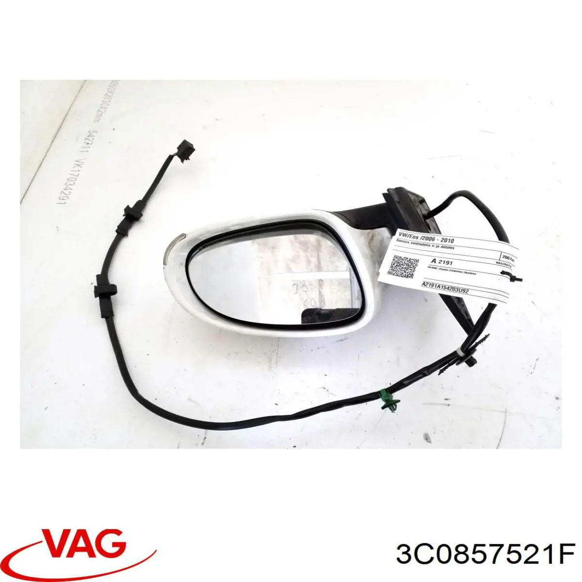 3C0857521F VAG Дзеркальний елемент лівий