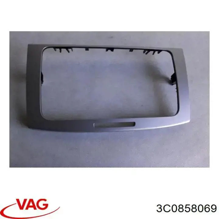 3C0858069AG20V VAG молдинг (накладка панелі приладів "торпедо", центральний)