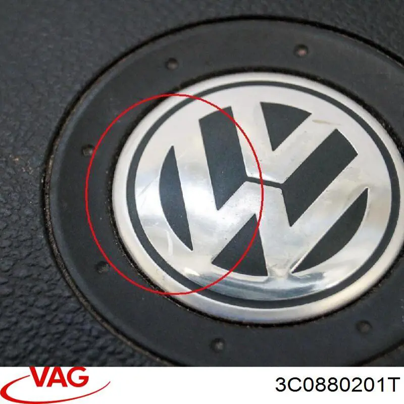 3C0880201T VAG Подушка безпеки, водійська, AIRBAG