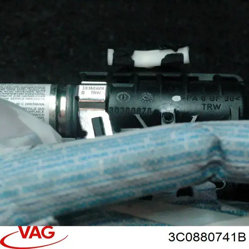 Подушка безпеки, збоку, ліва, AIRBAG 3C0880741B VAG