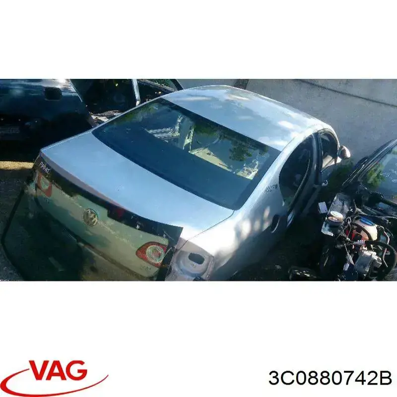 Подушка безпеки, збоку, права, AIRBAG 3C0880742B VAG