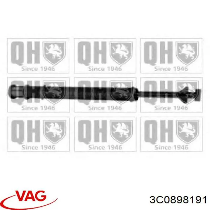 Ресивер-осушувач кондиціонера VAG 3C0898191 ціна, від 17.69 USD