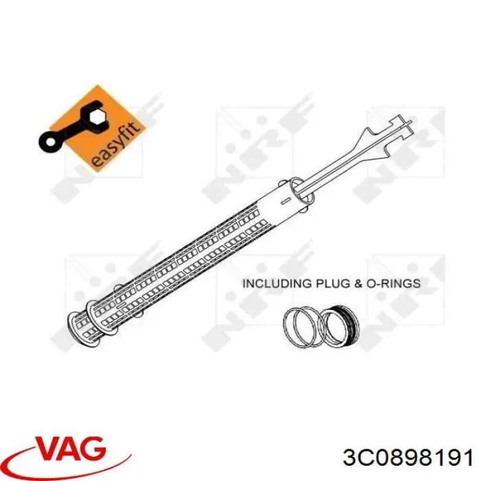 Купити 3C0898191 VAG Ресивер-осушувач кондиціонера