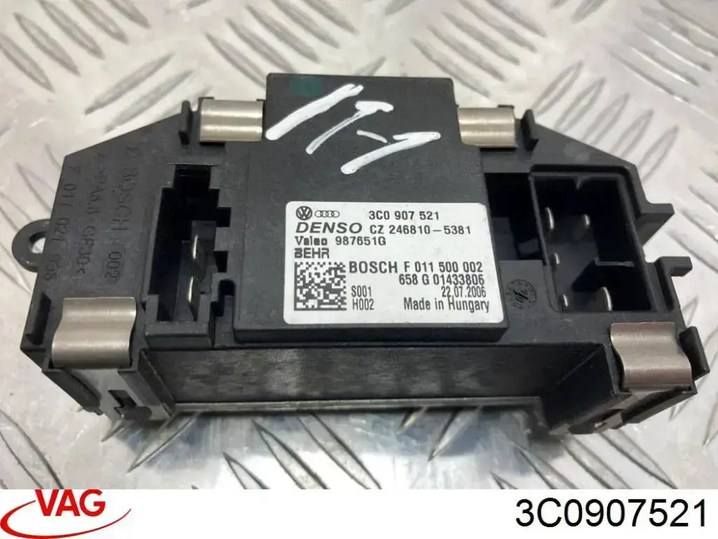 Резистор обігрівача VAG 3C0907521 ціна, від 12.67 USD