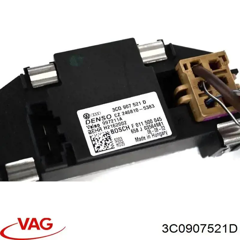 Резистор обігрівача VAG 3C0907521D ціна, від 12.67 USD