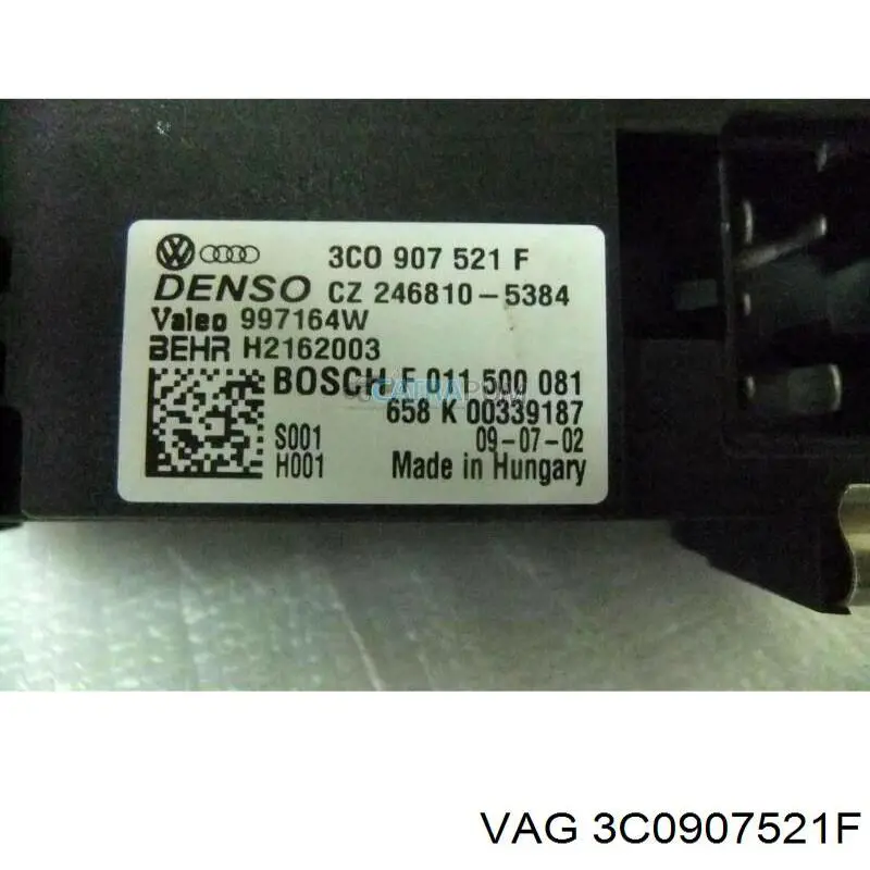 Резистор пічки 3C0907521F VAG