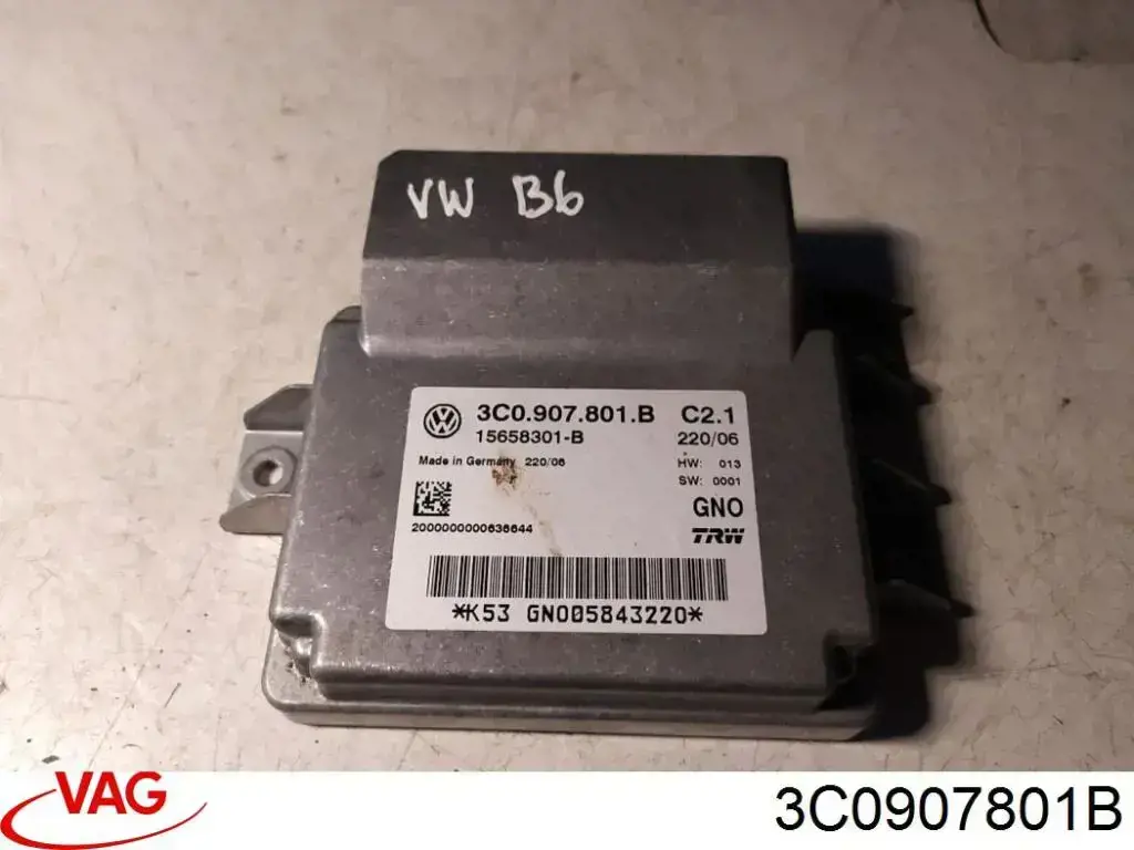 Блок керування (модуль) електромеханічного стояночного гальма VAG 3C0907801B ціна, від 50.65 USD