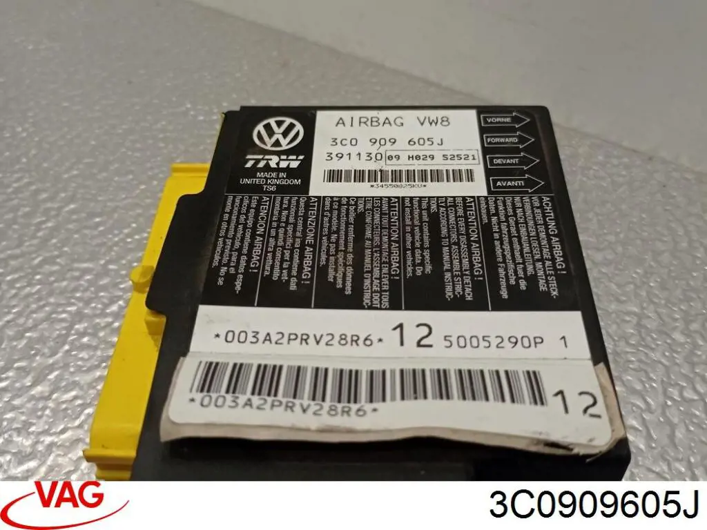 Модуль-процесор керування подушки безпеки VAG 3C0909605J ціна, від 10.14 USD