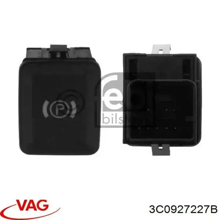 Клавіша електромеханічного гальма стоянки VAG 3C0927227B ціна, від 7.51 USD