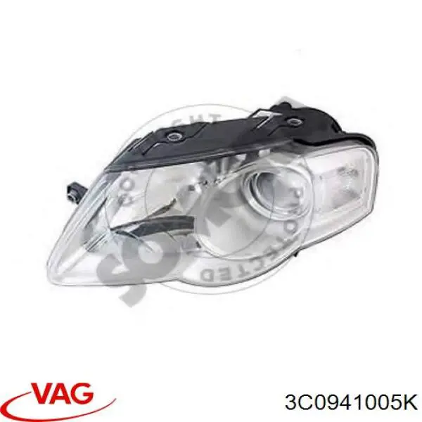 Купити 3C0941005K VAG Основна фара в зборі ліва