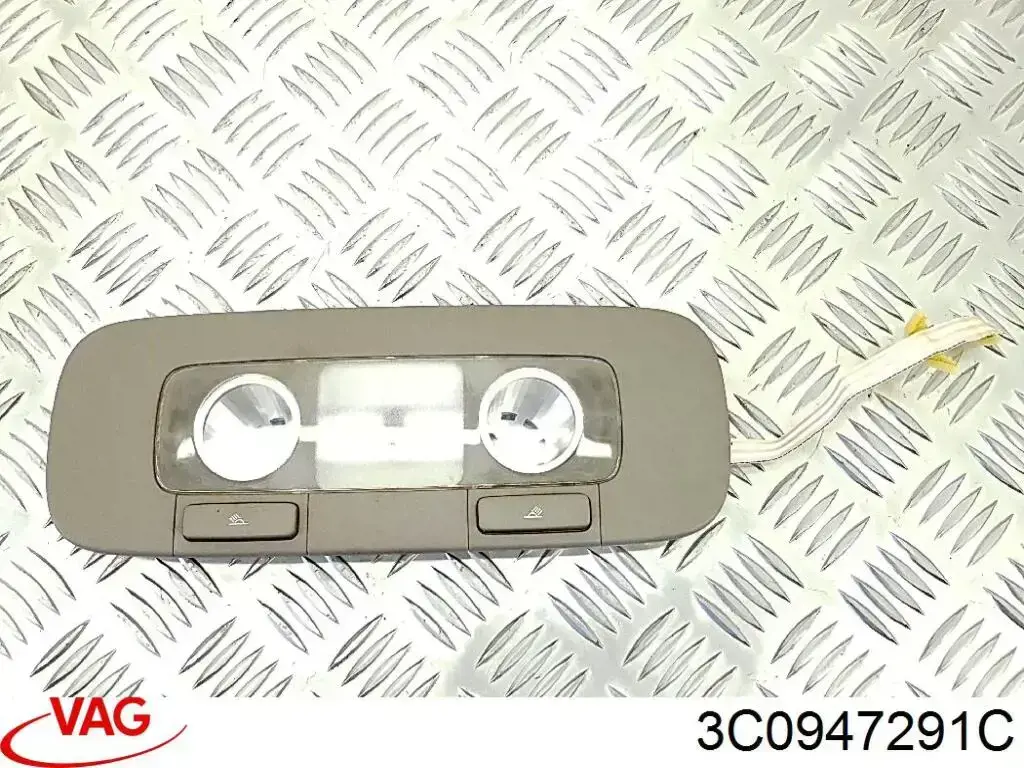 Плафон освітлення салона/кабіни, задній VAG 3C0947291C