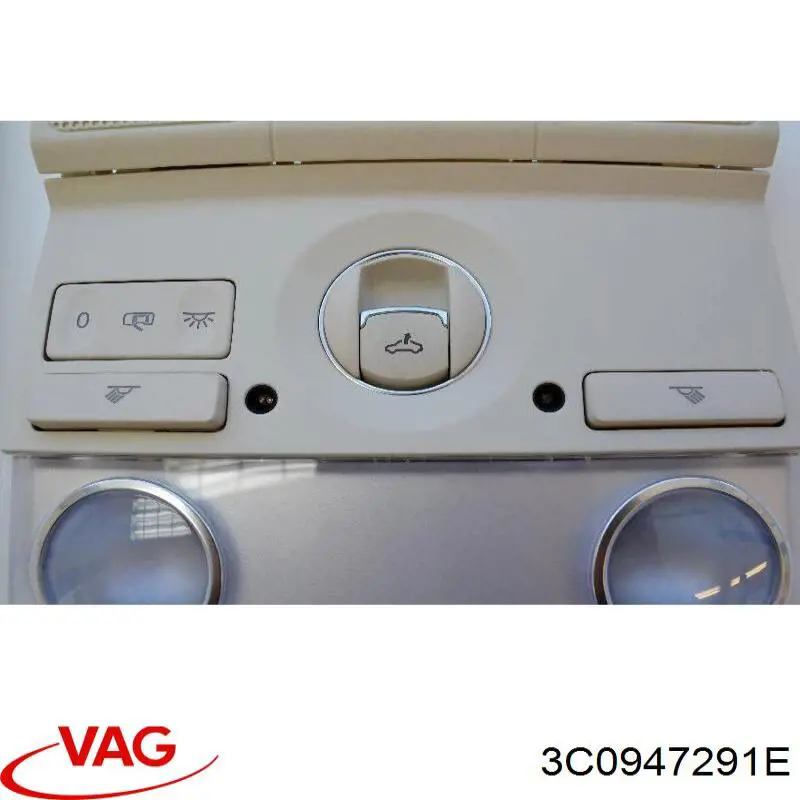 Плафон освітлення салона/кабіни, задній VAG 3C0947291E