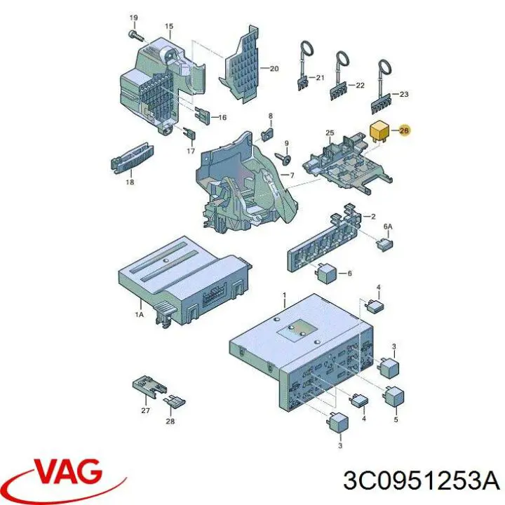 3C0951253A VAG 
