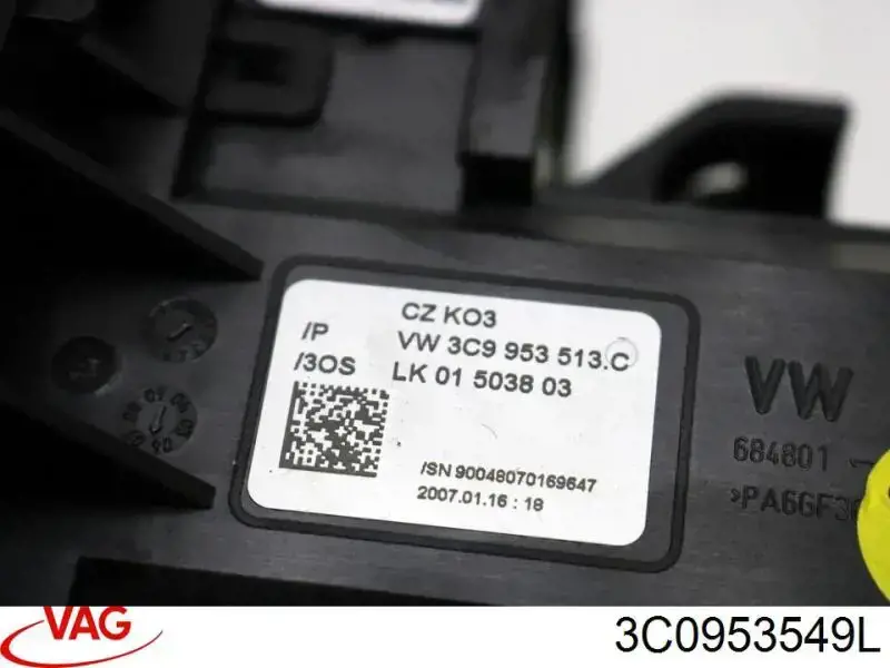 Купити 3C0953549L VAG Підрульовий перемикач