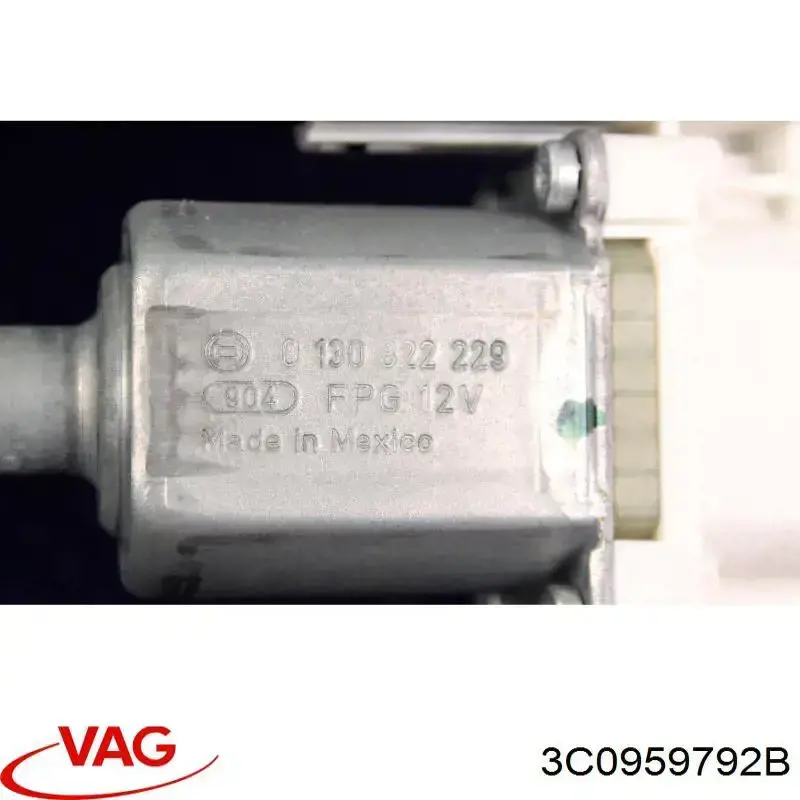 Двигун склопідіймача двері передньої VAG 3C0959792B ціна, від 8.87 USD