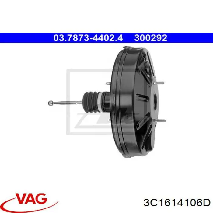 Підсилювач гальм вакуумний 3C1614106D VAG