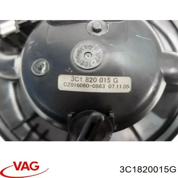 Двигун вентилятора пічки (обігрівача салону) VAG 3C1820015G ціна, від 32.45 USD