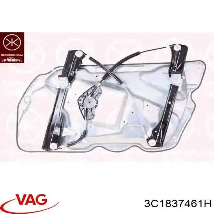 Купити 3C1837461H VAG Механізм стеклопідйомника водійських дверей