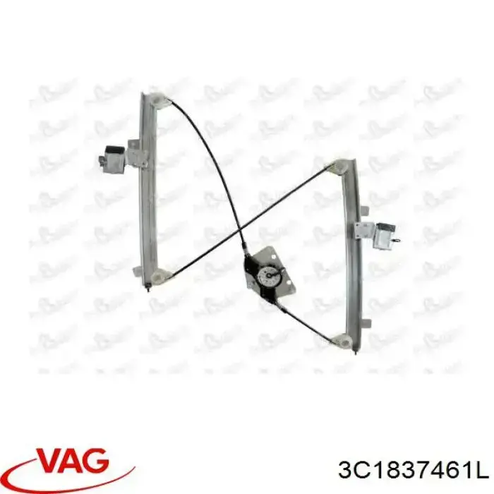 Склопідйомник передньої лівої двері 3C1837461L VAG