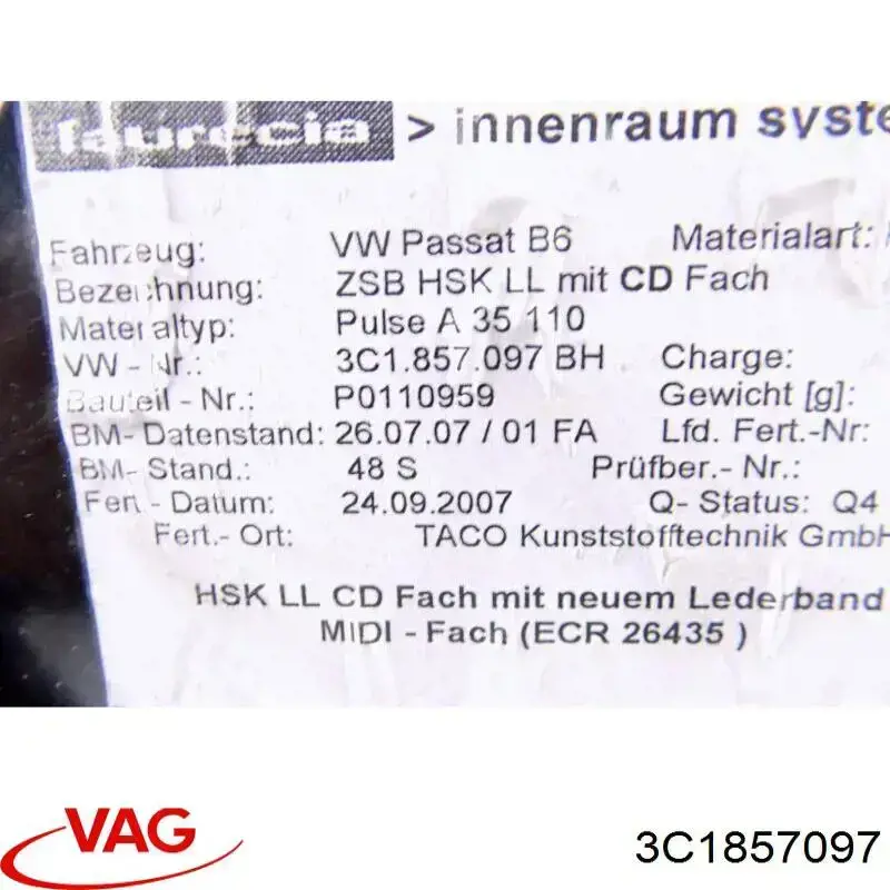3C1857097 VAG 