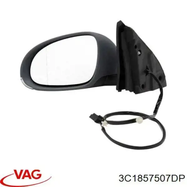 Ліве бічне дзеркало VAG 3C1857507DP ціна, від 63.34 USD