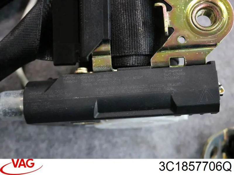 Купити 3C1857706Q VAG Пасок безпеки передній правий