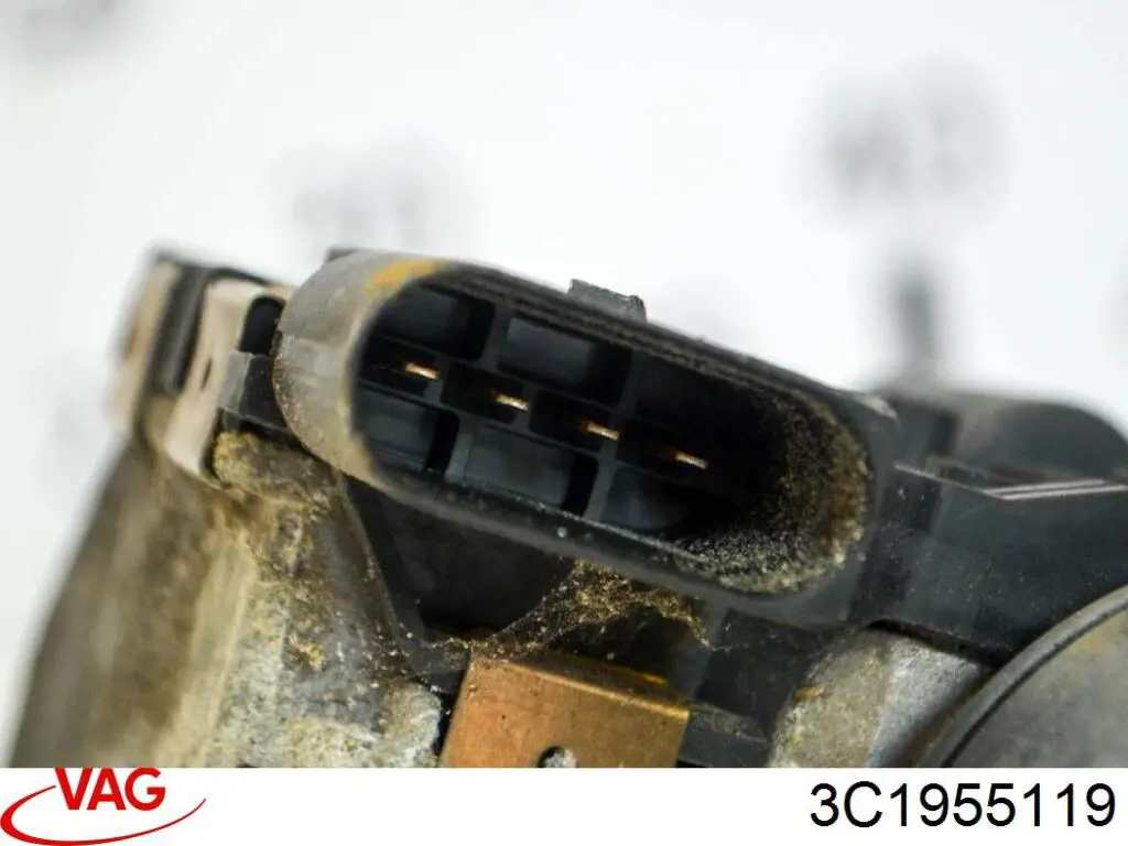 Двигун склоочисника лобового скла (трапеції) 3C1955119 VAG