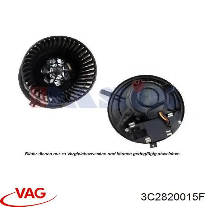 3C2820015F VAG двигун вентилятора пічки (обігрівача салону)
