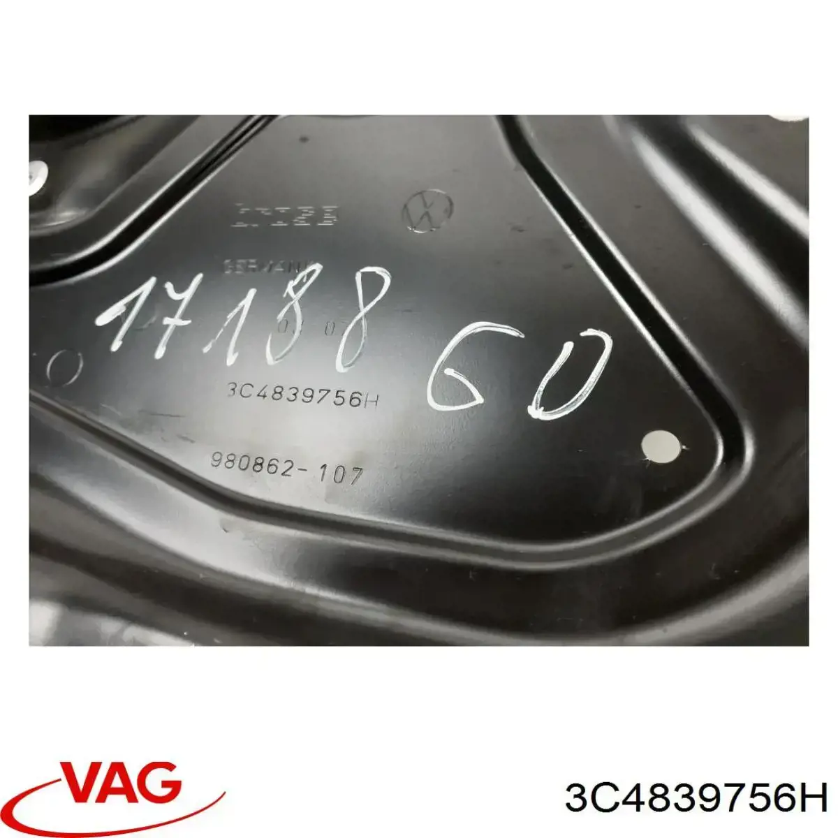 3C4839756H VAG Склопідйомник задніх правих дверей