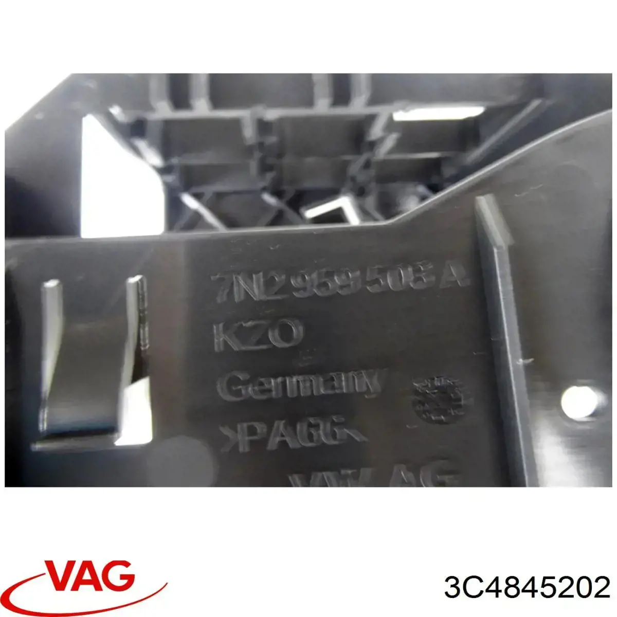 Купити 3C4845202 VAG Скло передніх дверей, правою